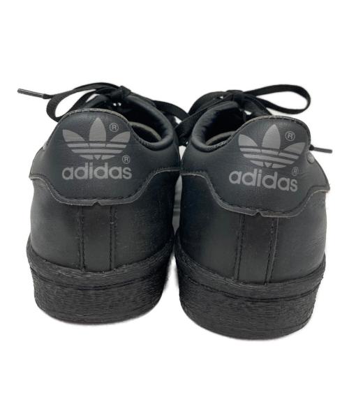 adidas（アディダス）adidas (アディダス) ローカットスニーカー ブラック サイズ:25cmの古着・服飾アイテム