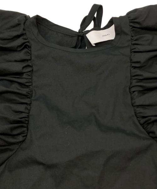 MEKKI（メッキ）MEKKI (メッキ) フリルワンピース ブラック サイズ:SIZE 36 未使用品の古着・服飾アイテム