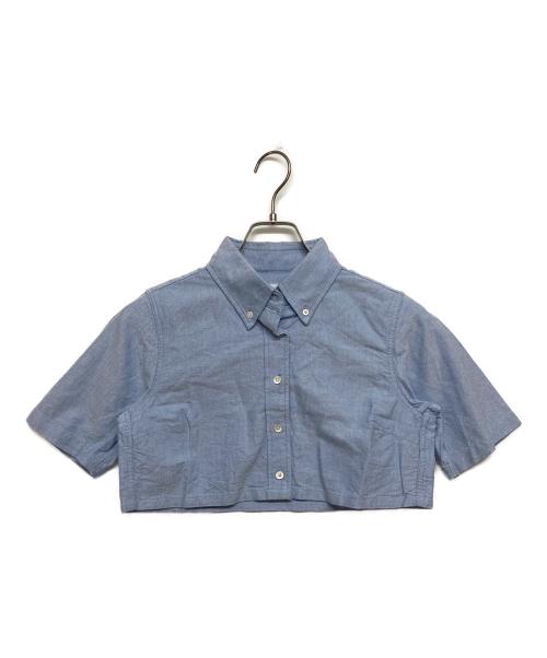 DAIRIKU（ダイリク）DAIRIKU (ダイリク) Short Hem Button Down(ショート ヘム ボタン ダウン） ブルー サイズ:SIZE Freeの古着・服飾アイテム