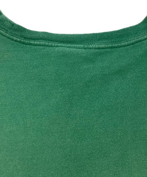stussy（ステューシー）stussy (ステューシー) グラデーションロゴTシャツ グリーン×ホワイト サイズ:SIZE Mの古着・服飾アイテム