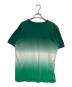 stussy (ステューシー) グラデーションロゴTシャツ グリーン×ホワイト サイズ:SIZE M：6000円