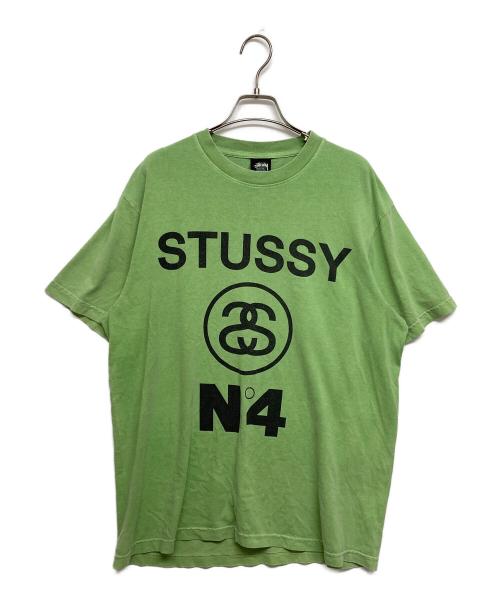 stussy（ステューシー）stussy (ステューシー) No4 TEE グリーン サイズ:SIZE Lの古着・服飾アイテム
