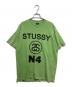 stussy（ステューシー）の古着「No4 TEE」｜グリーン