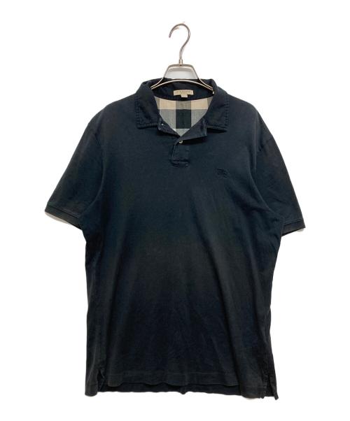 BURBERRY BRIT（バーバリーブリット）BURBERRY BRIT (バーバリーブリット) 半袖ポロシャツ ブラック サイズ:SIZE Lの古着・服飾アイテム