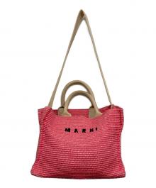 MARNI（マルニ）の古着「TROPICALIA トートバッグ スモール」｜ベージュ×ピンク