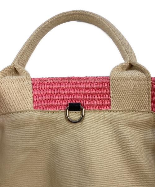MARNI（マルニ）MARNI (マルニ) TROPICALIA トートバッグ スモール ベージュ×ピンクの古着・服飾アイテム