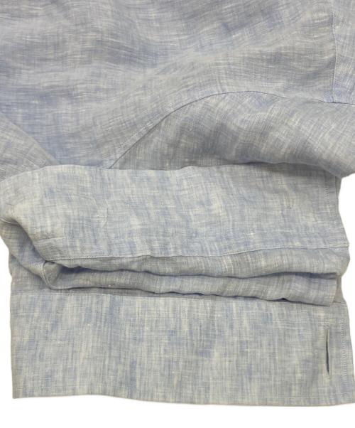 HERMES（エルメス）HERMES (エルメス) リネンシャツ ブルー サイズ:SIZE 16 1/2の古着・服飾アイテム