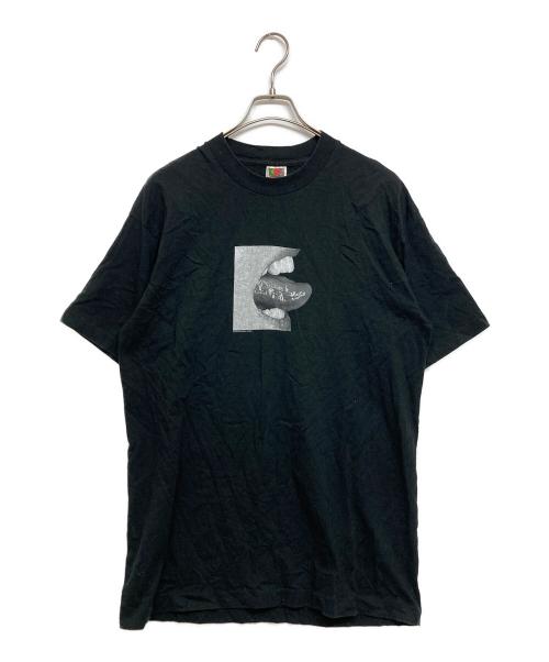 FRUIT OF THE LOOM（フルーツオブザルーム）FRUIT OF THE LOOM (フルーツオブザルーム) 90S アートプリントT ブラック サイズ:SIZE Lの古着・服飾アイテム