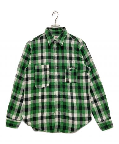 BIG YANK × BERBERJIN 限定 チェックシャツ 中古・古着通販】BIG YANK (ビッグヤンク) チェックシャツ グリーン