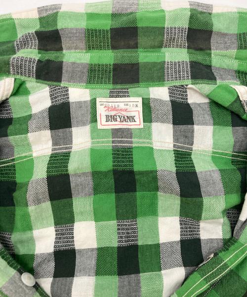 BIG YANK（ビッグヤンク）BIG YANK (ビッグヤンク) チェックシャツ グリーン サイズ:SIZE 15 1/2の古着・服飾アイテム