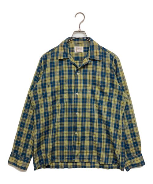 TOWN CRAFT（タウンクラフト）TOWN CRAFT (タウンクラフト) ボックスチェックシャツ カーキ サイズ:SIZE Mの古着・服飾アイテム