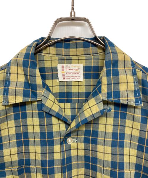TOWN CRAFT（タウンクラフト）TOWN CRAFT (タウンクラフト) ボックスチェックシャツ カーキ サイズ:SIZE Mの古着・服飾アイテム
