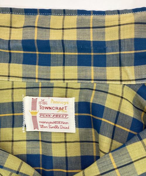 TOWN CRAFT（タウンクラフト）TOWN CRAFT (タウンクラフト) ボックスチェックシャツ カーキ サイズ:SIZE Mの古着・服飾アイテム