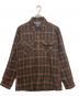 PENDLETON（ペンドルトン）の古着「ウールチェックボートシャツ」｜ブラウン