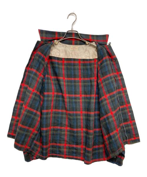 Sears（シアーズ）Sears (シアーズ) 60Sヴィンテージコットンアクリルネルチェックシャツ グレー サイズ:SIZE Mの古着・服飾アイテム