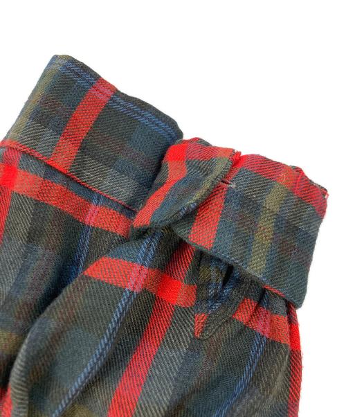 Sears（シアーズ）Sears (シアーズ) 60Sヴィンテージコットンアクリルネルチェックシャツ グレー サイズ:SIZE Mの古着・服飾アイテム
