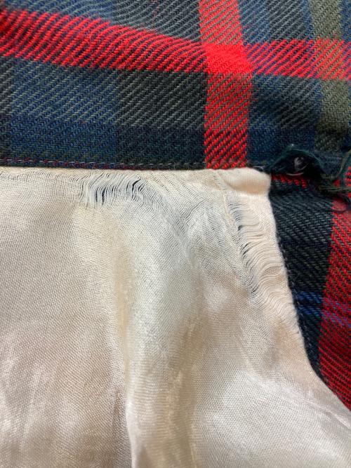Sears（シアーズ）Sears (シアーズ) 60Sヴィンテージコットンアクリルネルチェックシャツ グレー サイズ:SIZE Mの古着・服飾アイテム