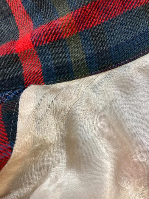 Sears（シアーズ）Sears (シアーズ) 60Sヴィンテージコットンアクリルネルチェックシャツ グレー サイズ:SIZE Mの古着・服飾アイテム