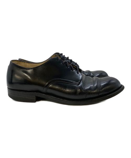U'S NAVY（ユーエスネイビー）U'S NAVY (ユーエスネイビー) レザーサービスシューズ ブラック サイズ: SIZE7 1/2の古着・服飾アイテム