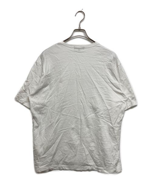 COMME des GARCONS HOMME（コムデギャルソン オム）COMME des GARCONS HOMME (コムデギャルソン オム) 綿度詰天竺 製品プリントTシャツ ホワイト サイズ:SIZE Lの古着・服飾アイテム