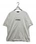 COMME des GARCONS HOMME（コムデギャルソン オム）の古着「綿度詰天竺 製品プリントTシャツ」｜ホワイト
