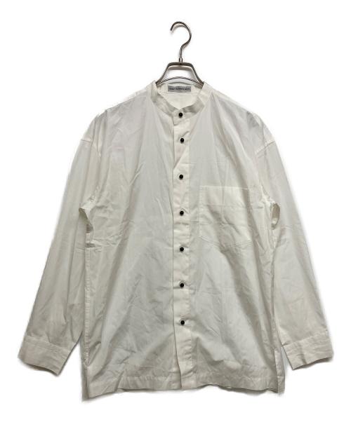 ISSEY MIYAKE MEN（イッセイミヤケメン）ISSEY MIYAKE MEN (イッセイミヤケメン) スタンドカラーシャツ ホワイト サイズ:SIZE Sの古着・服飾アイテム