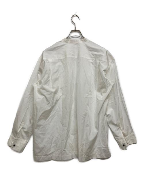 ISSEY MIYAKE MEN（イッセイミヤケメン）ISSEY MIYAKE MEN (イッセイミヤケメン) スタンドカラーシャツ ホワイト サイズ:SIZE Sの古着・服飾アイテム