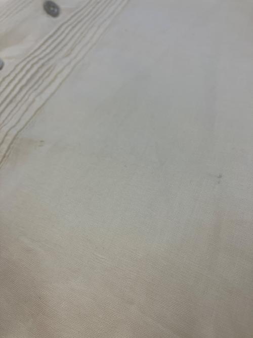 45R（フォーティファイブ・アール）45R (フォーティファイブ・アール) コットンピンタックスタンドカラーシャツ ホワイト サイズ:SIZE3の古着・服飾アイテム