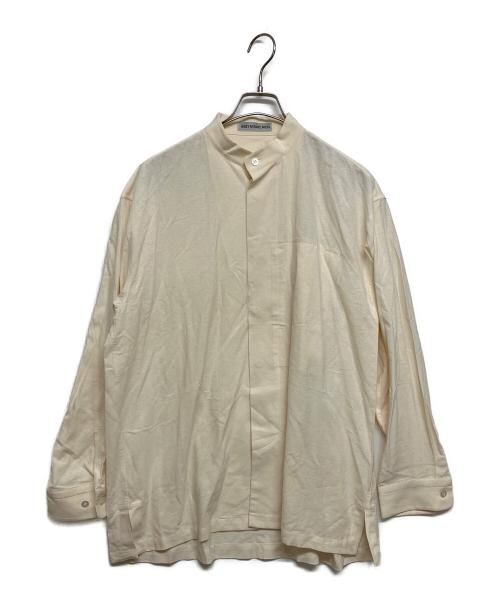 ISSEY MIYAKE MEN（イッセイミヤケメン）ISSEY MIYAKE MEN (イッセイミヤケメン) スタンドカラーネップシャツ ベージュ サイズ:SIZE Sの古着・服飾アイテム