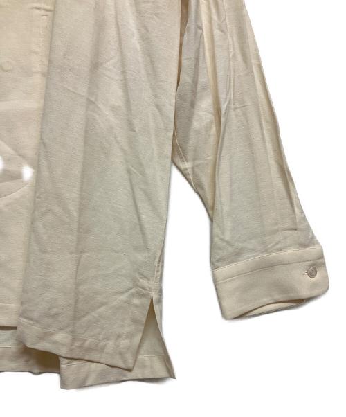ISSEY MIYAKE MEN（イッセイミヤケメン）ISSEY MIYAKE MEN (イッセイミヤケメン) スタンドカラーネップシャツ ベージュ サイズ:SIZE Sの古着・服飾アイテム