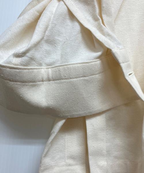 ISSEY MIYAKE MEN（イッセイミヤケメン）ISSEY MIYAKE MEN (イッセイミヤケメン) スタンドカラーネップシャツ ベージュ サイズ:SIZE Sの古着・服飾アイテム