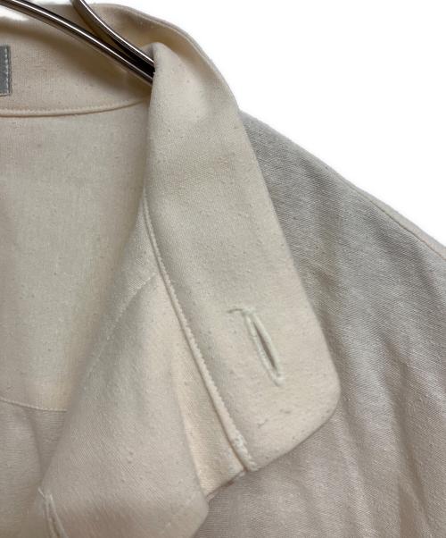 ISSEY MIYAKE MEN（イッセイミヤケメン）ISSEY MIYAKE MEN (イッセイミヤケメン) スタンドカラーネップシャツ ベージュ サイズ:SIZE Sの古着・服飾アイテム