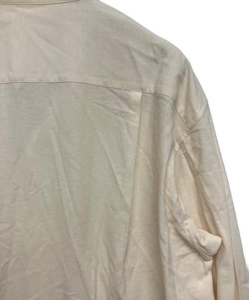ISSEY MIYAKE MEN（イッセイミヤケメン）ISSEY MIYAKE MEN (イッセイミヤケメン) スタンドカラーネップシャツ ベージュ サイズ:SIZE Sの古着・服飾アイテム