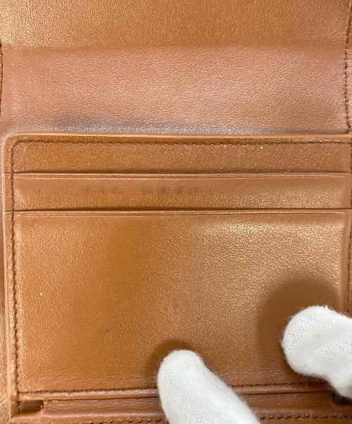 CELINE（セリーヌ）CELINE (セリーヌ) スモール フラップウォレット トリオンフ ブラウンの古着・服飾アイテム