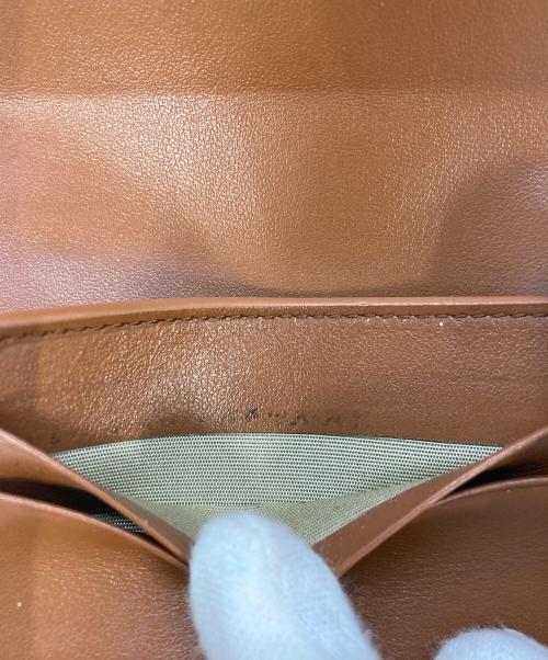 CELINE（セリーヌ）CELINE (セリーヌ) スモール フラップウォレット トリオンフ ブラウンの古着・服飾アイテム