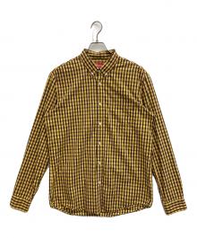 SUPREME（シュプリーム）の古着「ギンガムチェックシャツ」｜イエロー