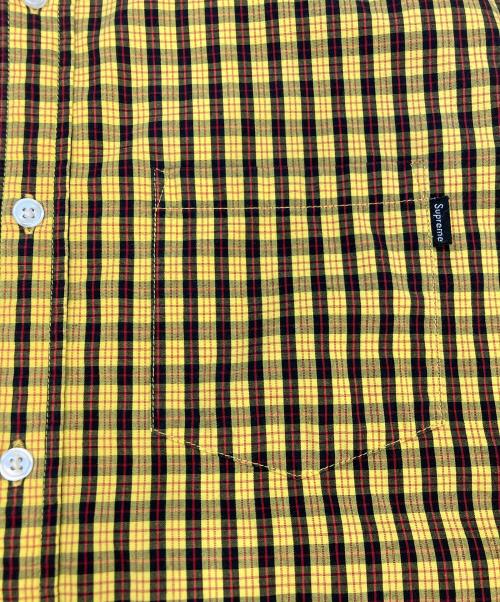 SUPREME（シュプリーム）SUPREME (シュプリーム) ギンガムチェックシャツ イエロー サイズ:SIZE Lの古着・服飾アイテム