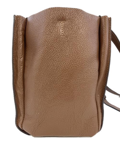 IACUCCI（イアクッチ）IACUCCI (イアクッチ) 2WAYレザーバッグ ブラウンの古着・服飾アイテム