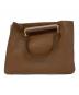 IACUCCI (イアクッチ) 2WAYレザーバッグ ブラウン：12000円
