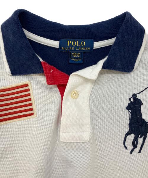 POLO RALPH LAUREN（ポロ・ラルフローレン）POLO RALPH LAUREN (ポロ・ラルフローレン) ポロシャツ ホワイト サイズ:SIZE150cmの古着・服飾アイテム