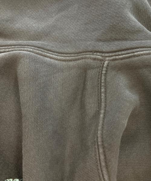 madhappy（マッドハッピー）madhappy (マッドハッピー) ロゴ刺繍裏起毛パーカー　UK0100101-DKC-L ブラウン サイズ:実寸参照の古着・服飾アイテム