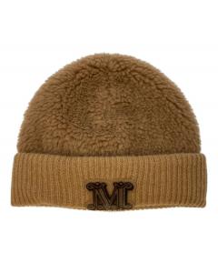 中古・古着通販】MaxMara (マックスマーラ) テディニット帽 ブラウン
