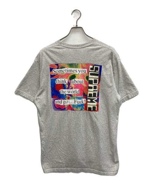 SUPREME（シュプリーム）SUPREME (シュプリーム) Static Tee(スタティック・ティー) グレー サイズ:SIZE Lの古着・服飾アイテム