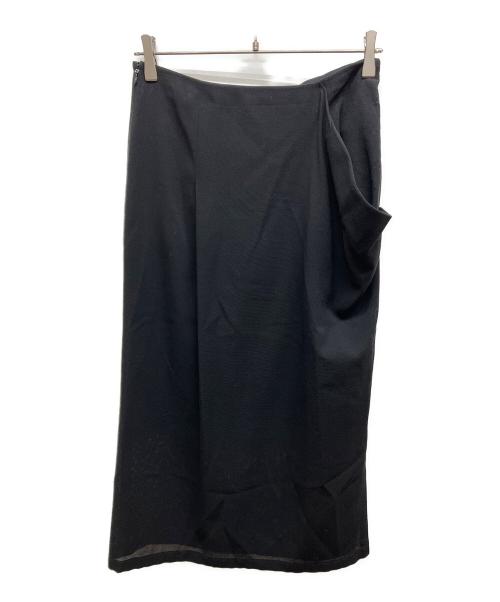 YOHJI YAMAMOTO（ヨウジヤマモト）YOHJI YAMAMOTO (ヨウジヤマモト) デザインタックスカート ブラック サイズ:2の古着・服飾アイテム