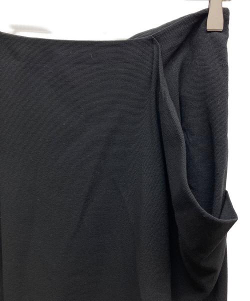YOHJI YAMAMOTO（ヨウジヤマモト）YOHJI YAMAMOTO (ヨウジヤマモト) デザインタックスカート ブラック サイズ:2の古着・服飾アイテム