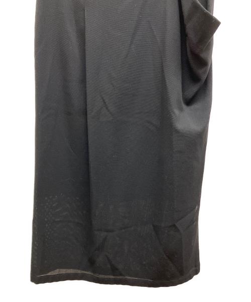 YOHJI YAMAMOTO（ヨウジヤマモト）YOHJI YAMAMOTO (ヨウジヤマモト) デザインタックスカート ブラック サイズ:2の古着・服飾アイテム