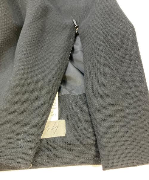 YOHJI YAMAMOTO（ヨウジヤマモト）YOHJI YAMAMOTO (ヨウジヤマモト) デザインタックスカート ブラック サイズ:2の古着・服飾アイテム