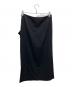 YOHJI YAMAMOTO (ヨウジヤマモト) デザインタックスカート ブラック サイズ:2：10000円