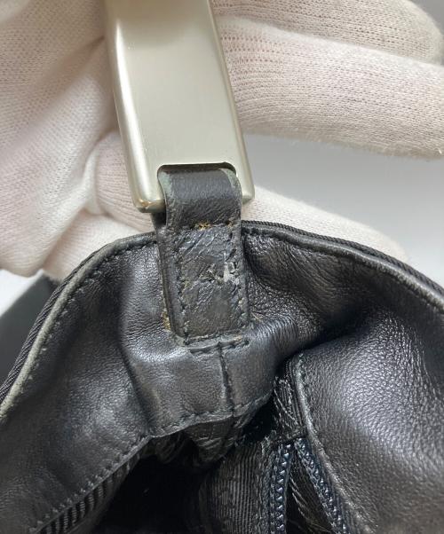 PRADA（プラダ）PRADA (プラダ) メタルハンドルナイロントートバッグ ブラックの古着・服飾アイテム