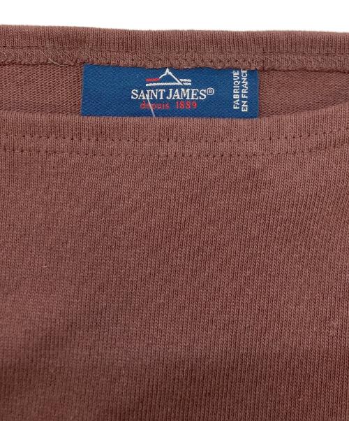 SAINT JAMES（セントジェームス）SAINT JAMES (セントジェームス) バスクシャツ ブラウン サイズ:SIZE SM 未使用品の古着・服飾アイテム